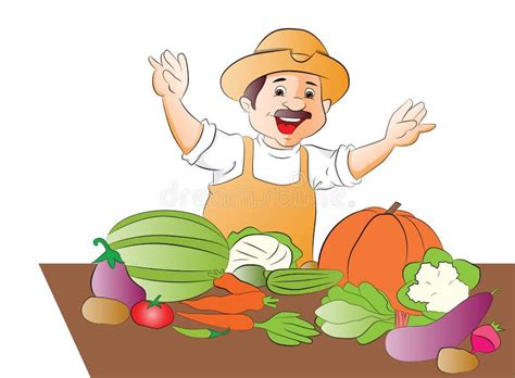 Vegetable Seller Stock Illustrations 2239 Vegetable Seller Stock