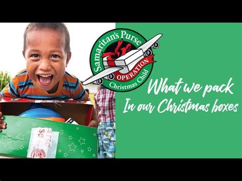 What are we packing in our Operation Christmas Child Boxes for ...