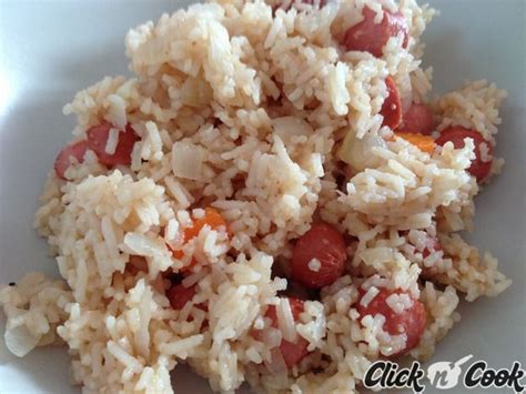 Riz Pilaf Aux Saucisses Knacki Cuisin Dans Le Cookeo Click N Cook Hot