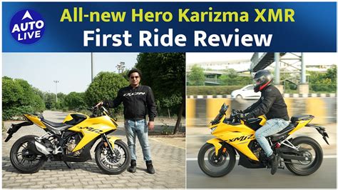 All New Hero Karizma XMR First Ride Review Auto Live YouTube