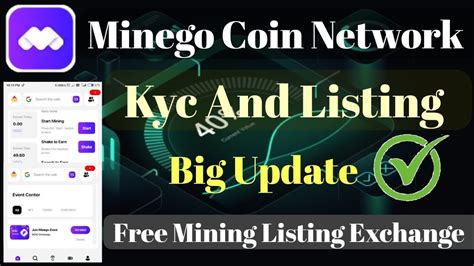 Minego Coin New Update Minego Airdrop Coin Claim Kyc And