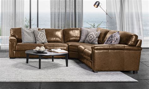 Gray Leather Sectional Sofa With Chaise | Cabinets Matttroy