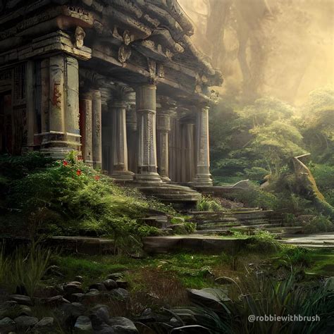 An Ancient Temple That Is Overgrown