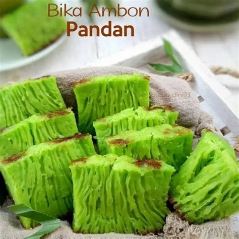 Jual Bika Ambon Zulaikha Pandan Ukuran X Kecil Bika Pk Vacum