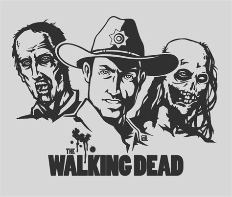 The Walking Dead Vector at GetDrawings | Free download