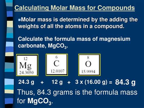 PPT What Is The Mole Molar Mass PowerPoint Presentation Free