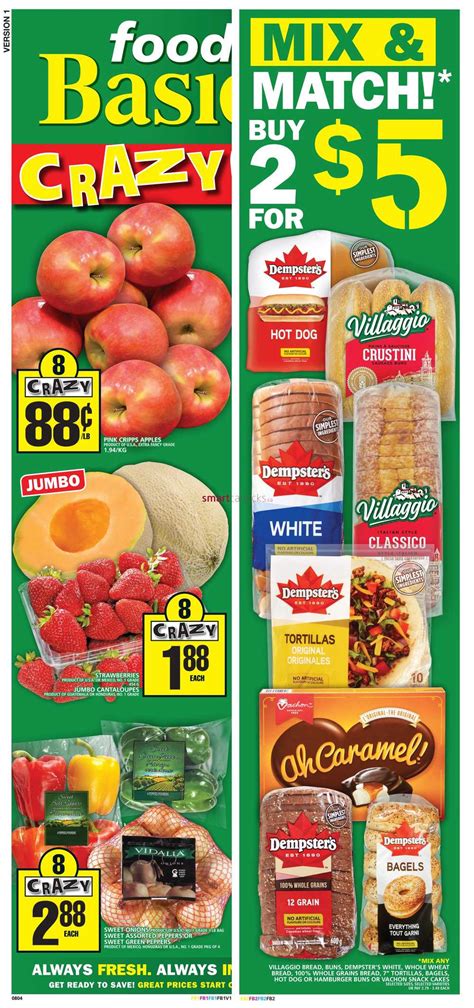 Food Basics Flyer Food Basics Grocery Flyers Coupons And Deals