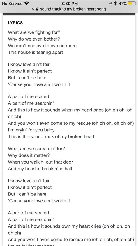 English Love Songs Lyrics