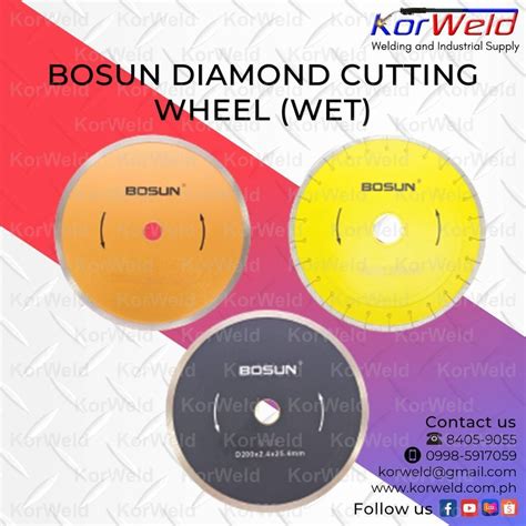 Bosun Diamond Cutting Wheel Wet Commercial Industrial