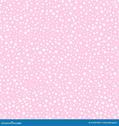 Pattern With White Polka Dots Stock Vector Illustration Of Pattern