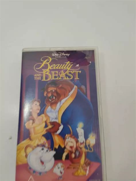 BEAUTY AND THE Beast Vhs Video Tape Walt Disney Classic 20 00