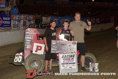 Crews Sweeps POWRi Weekend At Pevely TJSlideways