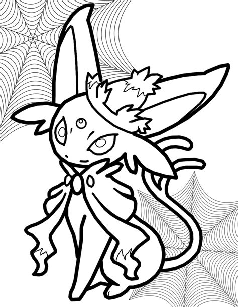 Pok Mon Halloween Coloring Pages