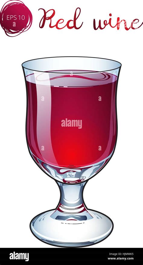 Dibujo vaso de vino tinto fotografías e imágenes de alta resolución Alamy