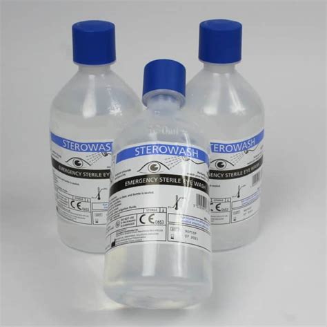 500ml Emergency Eyewash Bottles Advantage First Aid