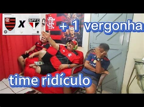 React Flamengo 0X1 São Paulo mais um vergonha YouTube