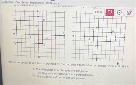 Solved Guideline Calculator Highlighter Dictionary Which Conjectures