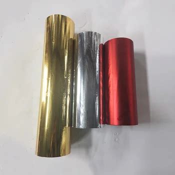 Gold Silver Pet Metalized Thermal Lamination Film For Packaging And