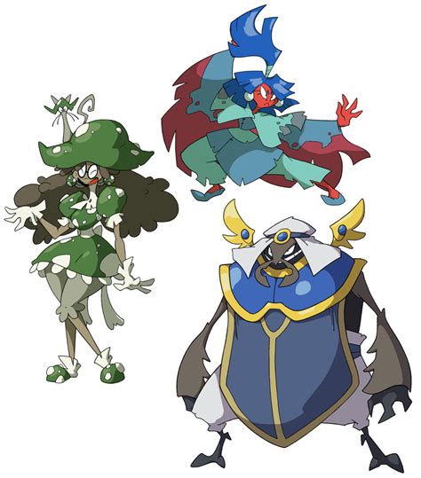 Three Different Types Of Pokemon Characters One With Wings And The