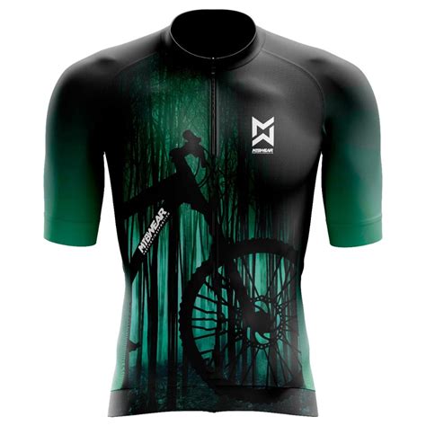 Camisa De Ciclismo Camiseta Ciclismo Mtb Bike Verde Proteção Uv50