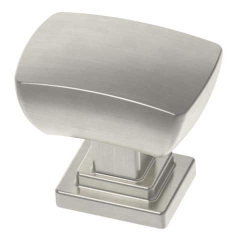 Liberty Liberty Wrapped Square 1 3 16 In 30 Mm Satin Nickel Cabinet