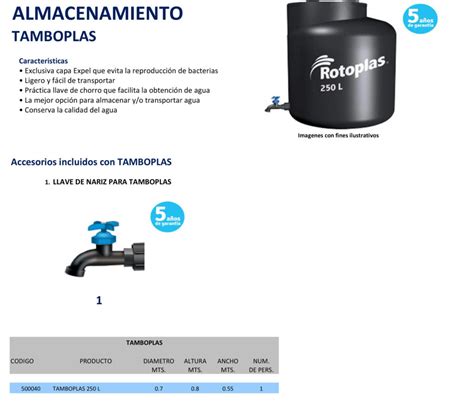 Tomboplas Sinhco Hidraulica Y Construccion