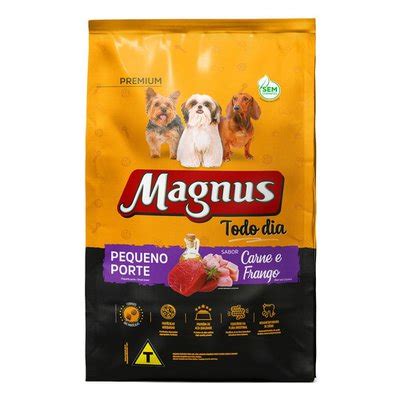 Ra O Seca Magnus Premium Todo Dia Sabor Carne E Frango Para C Es