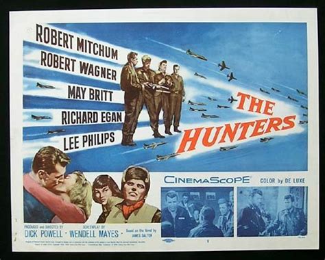 THE HUNTERS 1958 Robert Mitchum Robert Wagner Richard E