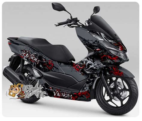 Jual Decal Stiker Full Body Motor Honda Pcx Venom Cyan