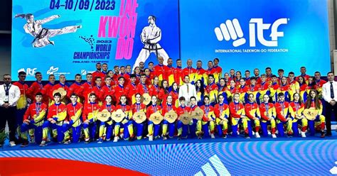 Orădeni medaliați la Campionatul Mondial de Taekwon do ITF România s a