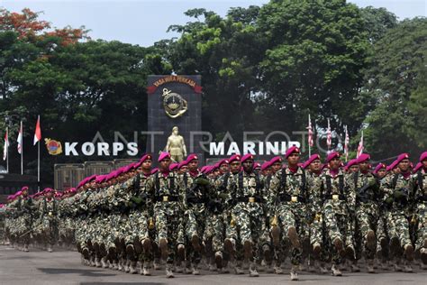 PERINGATAN HUT KE 77 KORPS MARINIR ANTARA Foto