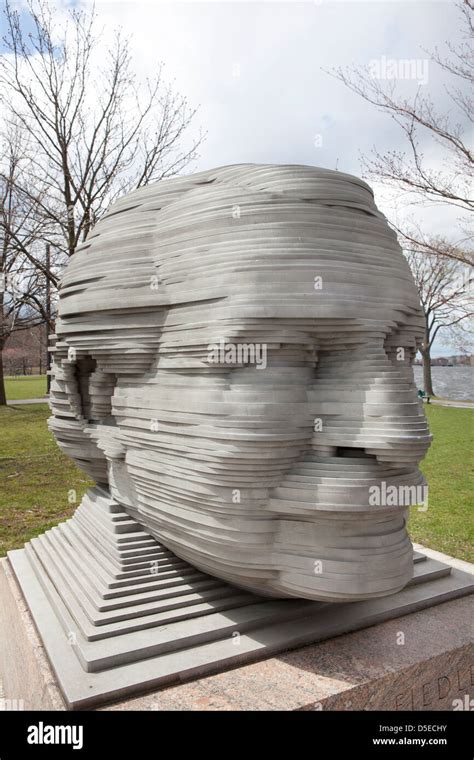 A Statue Of The Musician Arthur Fiedler In The Charles River Esplanade