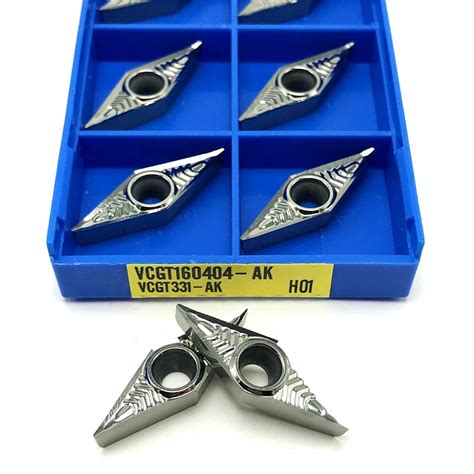 Vcgt Ak H Aluminum Internal Turning Tool Carbide Inserts Cnc