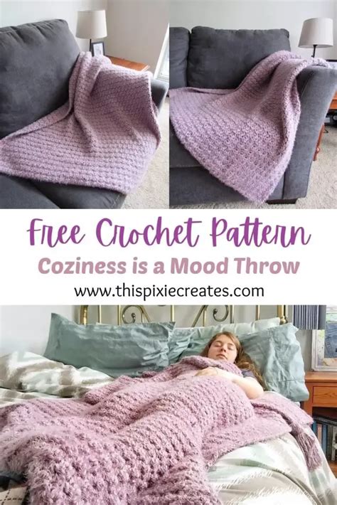 How To Crochet The Coziness Is A Mood Throw Artofit