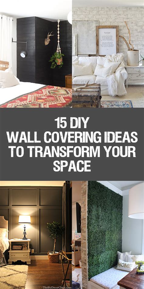 15 Amazing DIY Wall Covering Ideas To Transform Your Space - For DIYers