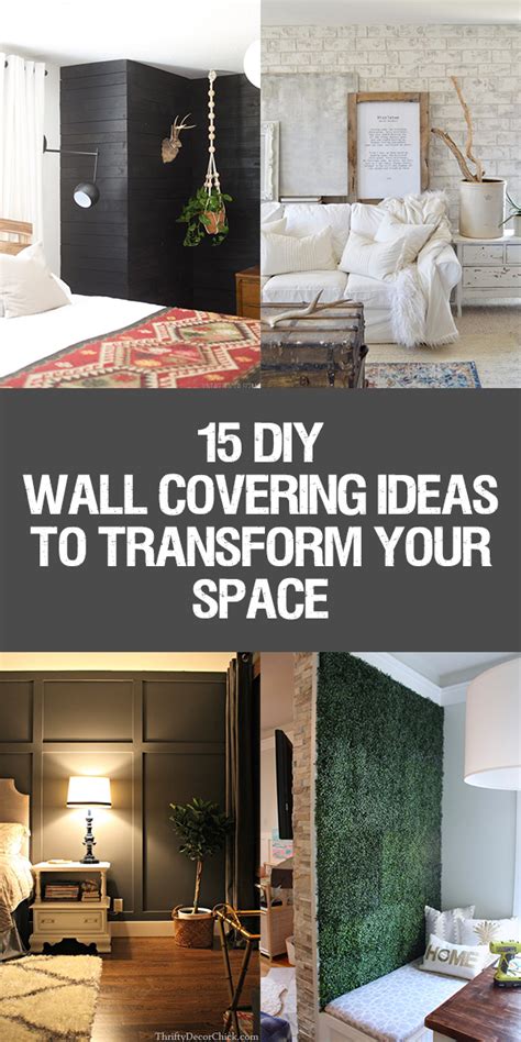 15 Amazing DIY Wall Covering Ideas To Transform Your Space For DIYers