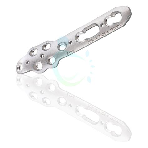 Stainless Steel 316l Silver Distal Fibula Locking Plate For Orthopedic