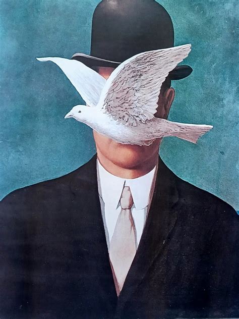 Rene Magritte De Man Met De Bolhoed Verkocht Kunstveiling Nl