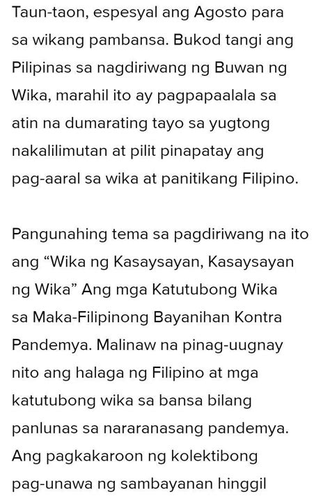 Sumulat Ng Talumpating Nanghihikayat Na Binubuo Ng Tatlong Talata Na