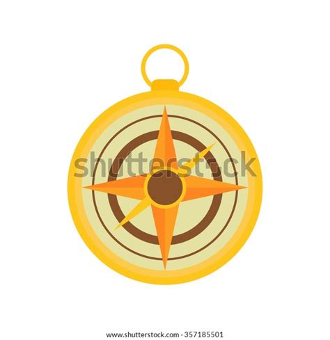 Vintage Compass Illustration Stock Vector Royalty Free 357185501