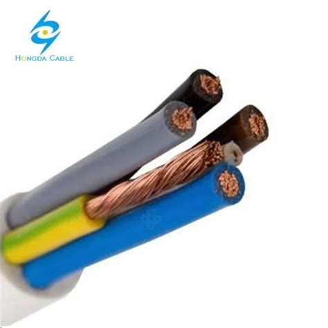 60227 IEC 53 Rvv Electrical Cable 5 Core Flexible Cooper Wire1 5 2 5