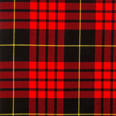 Macqueen Modern Heavy Weight Tartan Fabric Lochcarron Of Scotland