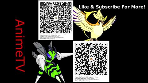 Qr Code Pidgeot And Beedrill Shinys W Mega Stones Pokemon X Y Oras