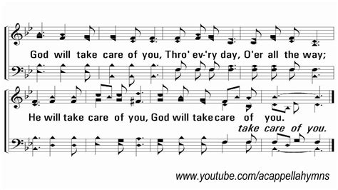 God Will Take Care Of You Youtube