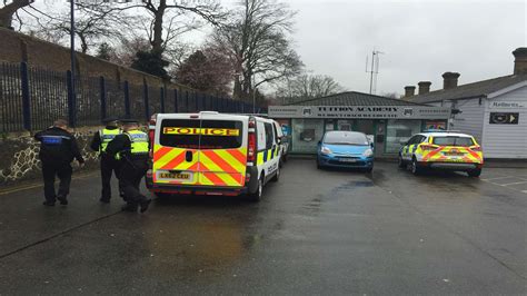 Police Fire And Ambulance Crews At Maidstone East Station And Trains