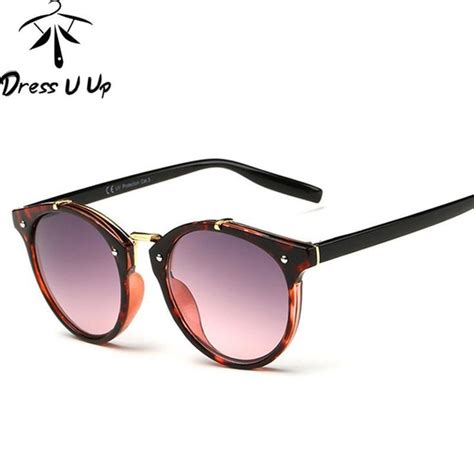 Womens Vintage Round Designer Retro Sunglasses With Uv400 Gradient Lens Round Sunglasses