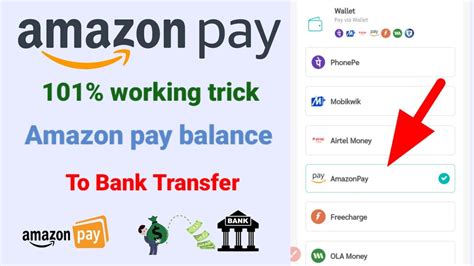 How To Transfer Amazon Pay Balance To Bank Account Amazon Pay To