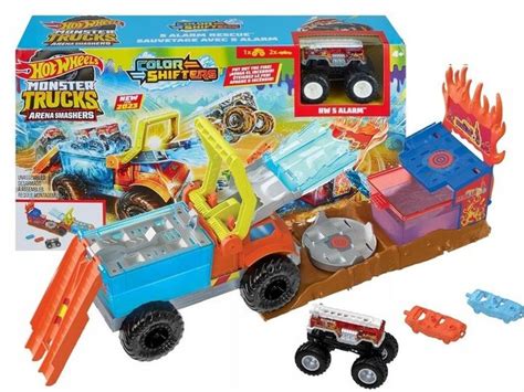 Игрушечный трек Hot Wheels Monster Trucks Arena Smashers Color Shifters Игровой набор