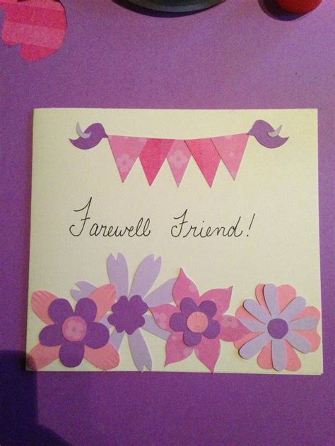 Beautiful 66 Diy Farewell Card