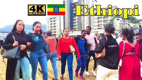 Addis Ababa Walking Tour Megenagna Ethiopia K Youtube